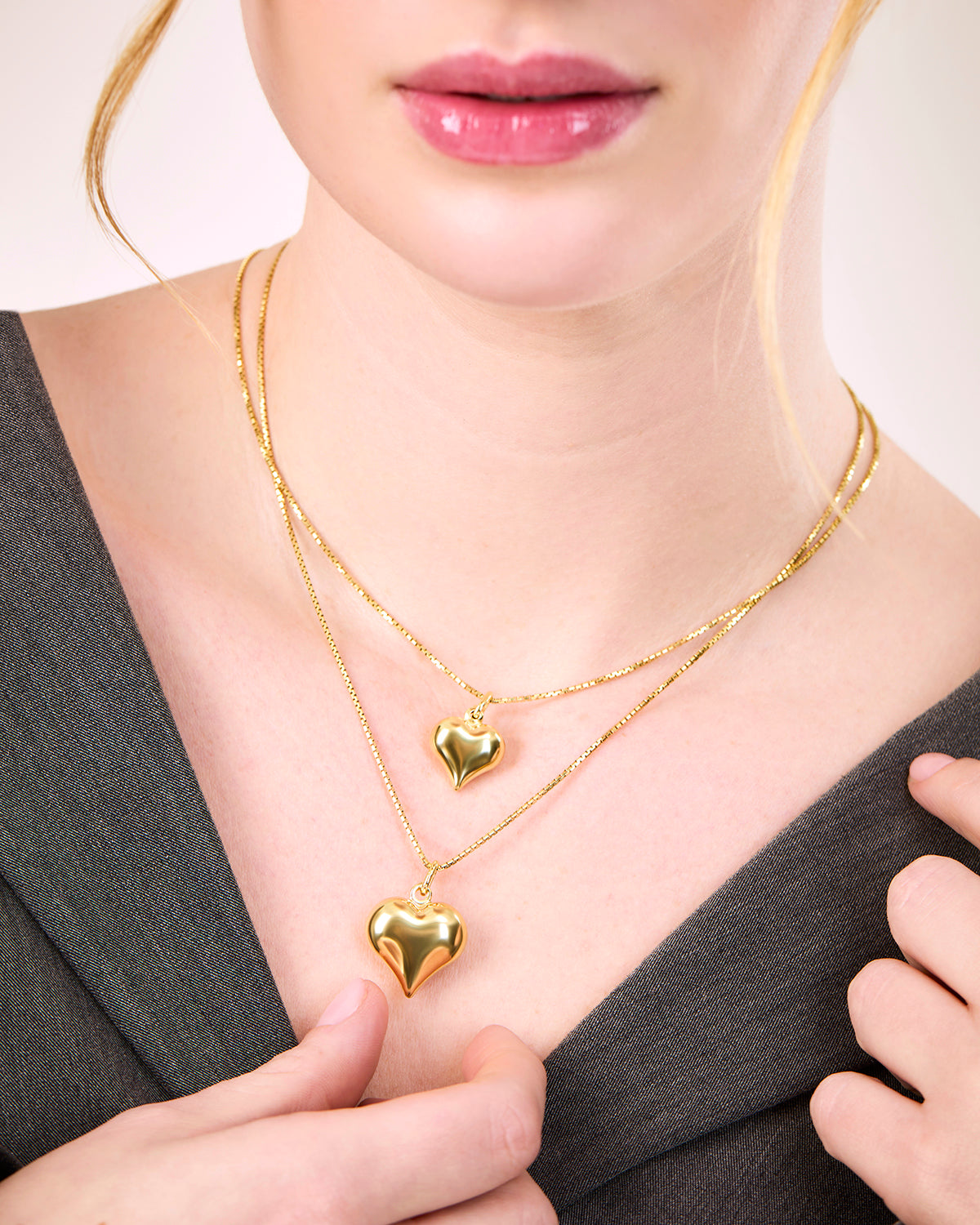 "collares mujer oro"