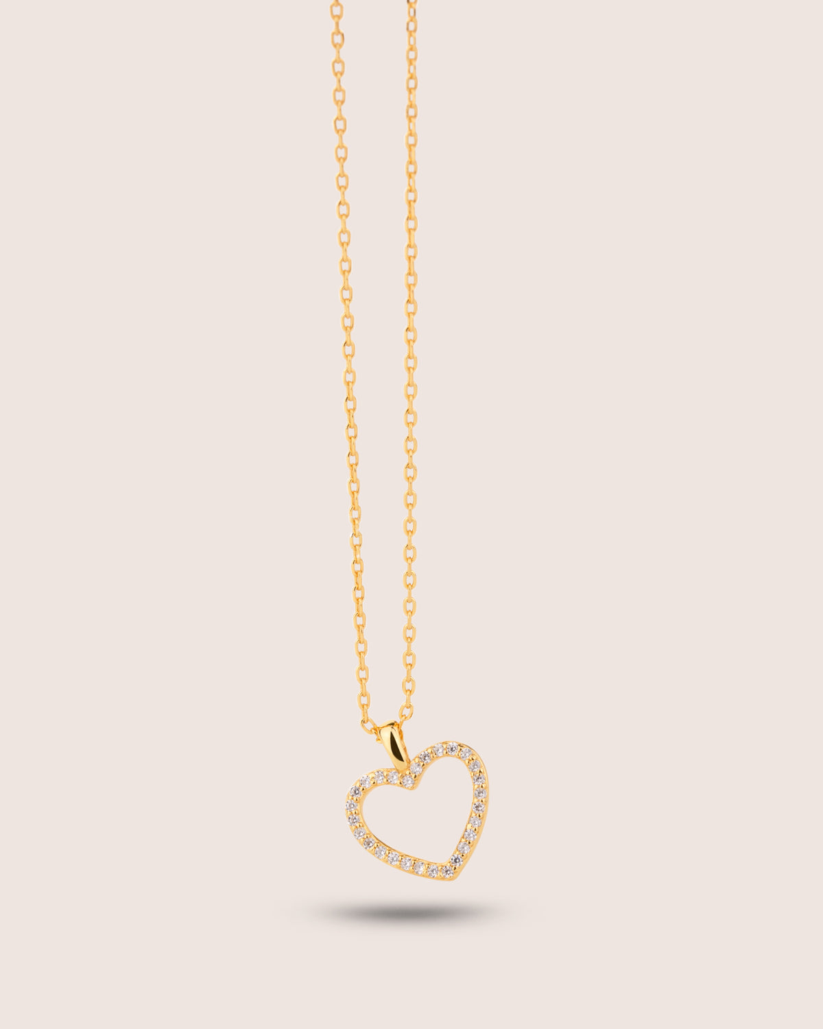 "collar mujer oro corazon"